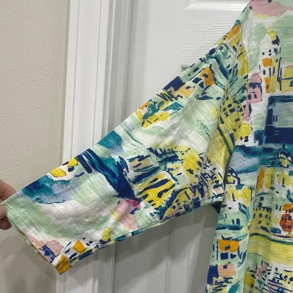 KIM ROGERS Curvy women’s top, size 3X. 3/4 sleeves. Like new condition. - Picture 4 of 7